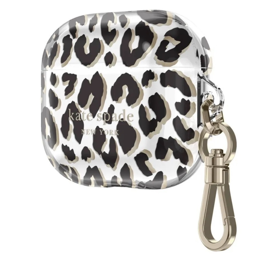New Kate Spade New York Protective AirPods (3rd generation) Case - City Leopard